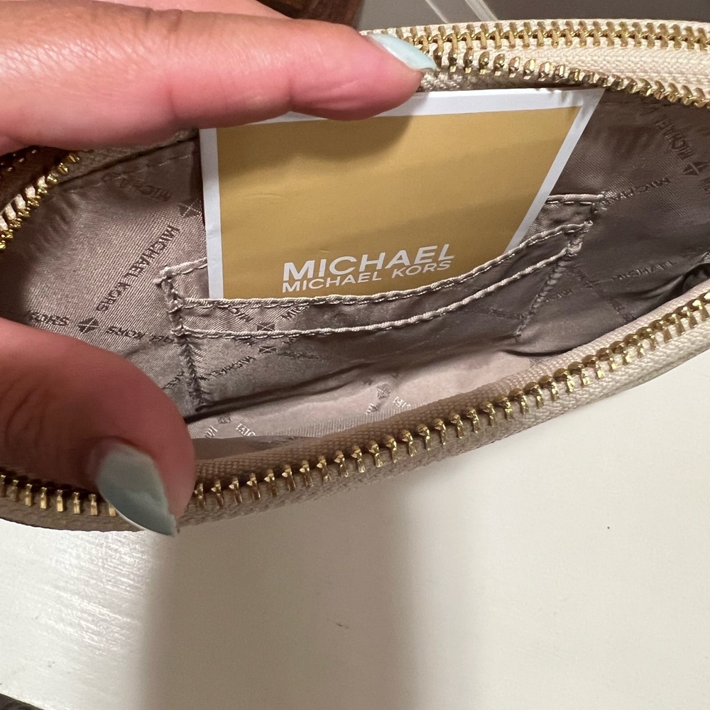 Michael Kors Wallet Only Use A Few Times Silver C… - image 1